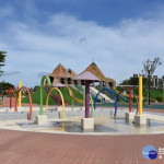 苗栗獅山親子公園戲水池開放　提供親子戲水消暑好場所