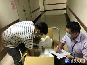 樂生療養院政風室投入了防疫物資的稽查