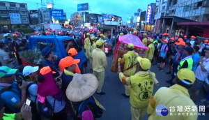 白沙屯媽祖回鑾進入南彰化迎接盛況空前。