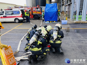 加強毒化防災應變　中市府辦防災暨避難演練