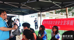 中市交通局前進校園宣導　大型車視野死角交安體驗9月開跑