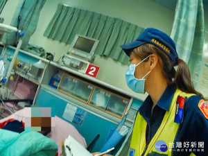 男子感情受挫服農藥輕生　警柔性勸導阻憾事（圖／里港分局）
