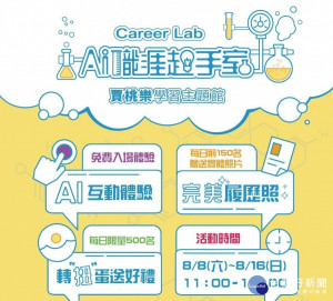 賈桃樂青年職涯服務巡迴列車8/8新竹開跑


