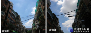 北市天空纜線清整進度超前　持續推動完成期程不變（圖／台北市政府）