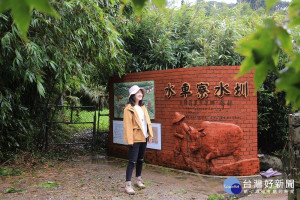 春耕平台意象牆訴說蓬萊米故事（圖／台北市大地處提供）