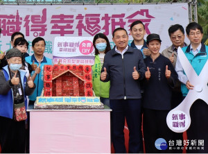 侯友宜出席新北市職業訓練成果展開幕活動 （記者黃村杉攝）