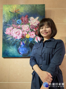 素人美女畫家《覓謐》陳晴湄油畫個展。