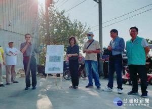 立委蘇治芬爭取2千400萬元改善雲林縣濁幹線北港水井分線一區，整修後更能維護農民出入、農產運輸的安全。