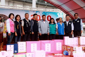 南投縣舉辦美麗南投移民節活動佳賓雲集。（記者扶小萍攝）