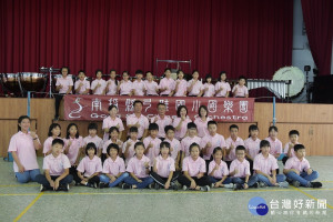 弓鞋國小於南投縣初賽中，國樂絲竹樂團與單項競賽都獲佳績。（記者扶小萍攝）