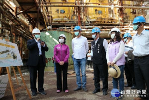 縣長張麗善及立委林文瑞陪同文化部次長蕭宗煌現勘4處歷史現場活化計畫，期盼挹注經費帶動地方文化提升及發展。