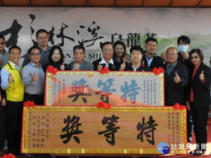張俊宏獲新品種組特等獎。（縣府提供）