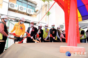 縣市合作，彰化市中央聯合里辦公室興建工程動土了。