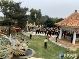天帝教春祈禮儀式，「全球27尊龍王」齊護國泰民安。圖／天帝教提供