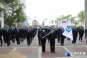 全中運台東代表隊授旗　饒慶鈴勉選手發揮實力爭取佳績