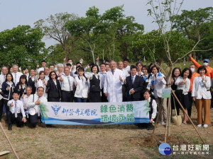 柳營奇美醫院深耕綠美化。