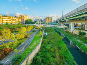 湳仔溝成功蛻變，成為兼具防洪減災、自然生態的水岸空間