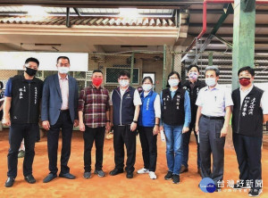 立委林文瑞積極打造舒適安全的運動空間，特邀教育部體育署洪志昌副署長等人現勘，爭取前瞻經費推動縣內第一座「室內全民運動館」。