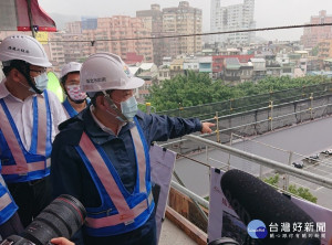 市長侯友宜29日前往三鶯線工區視察了解施工現況
