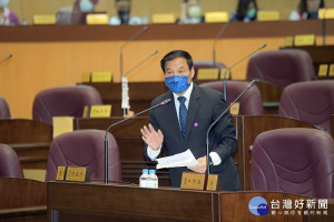 ▲推動8/28四大公投，陳萬得議員：公務人員應行政中立、不得動用行政資源。(圖/市議會提供)

