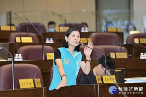 ▲蘆竹區行政園區空間不足，桃議員郭麗華：應儘速闢建新行政園區。(圖/市議會提供)