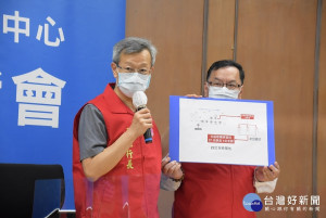 衛生局長葉彥伯疫情說明。圖／彰化縣政府提供