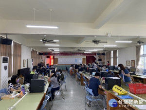 嘉義市府今天啟動第一分區異地辦公／陳致愷翻攝