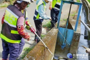 東光巡守隊建立水源保育巡守作業，自主辦理水質監測4年有成（圖片來源：東光社區發展協會）