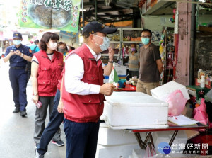 市長侯友宜親自複查板橋大觀路（龍興）民有市場