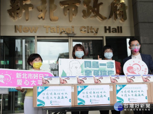 市議員江怡臻媒合時承生技公司捐贈300劑快篩劑