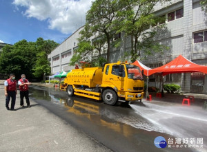泰山及五股區等部分接種站已實施灑水降溫