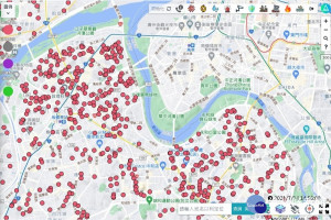 消防局運用EDP增加疫情分析模組，結合EMIS大數據的確診數與足跡調查資料，分析疫情高潛勢地區