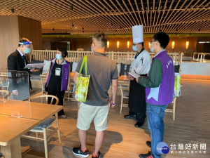 嘉義縣府稽核200餘家餐飲業者／陳致愷翻攝