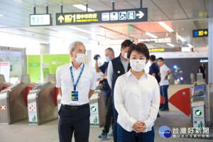 防疫不鬆懈　盧秀燕視察中捷防疫措施