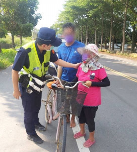 八旬老婦患有糖尿病及三高等疾病，獨自外出讓家屬著急萬分，所幸西螺警方旋即調閱監視器確認去向，立即動員尋獲，讓家屬鬆了一口氣。