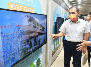 「地造新北 十來運轉－新北升格10年地政展」今(23)日於新北市政府1樓大廳盛大開展 