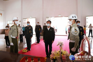 因應疫情，嘉義縣縮小規模舉行秋祭國殤典禮／陳致愷翻攝