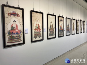 陳士侯個展展出佛像畫等作品