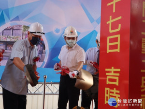 市長侯友宜出席板橋黃石市場改建動土典禮