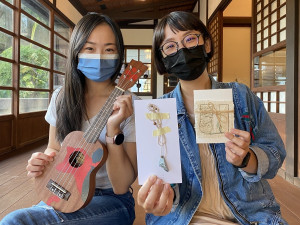 淡古駐村藝術家在防疫期間設計多款另類實體信，參加線上看展就有機會獲得這些特殊信件