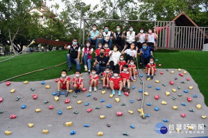 嘉義市森林冒險遊戲場今天正式啟用／陳致愷翻攝