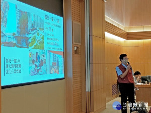 城鄉發展局長黃國峰今（6）日於市政會議報告主題「翻轉更美、築夢新北」