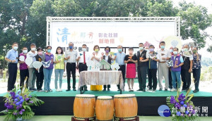 全台最大，社頭清水岩五星級豪華露營《清水那方》開幕營運。圖／記者鄧富珍攝