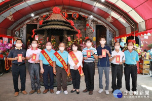 嘉義文財殿今天舉行文財尊神聖誕祝壽典禮／陳致愷翻攝