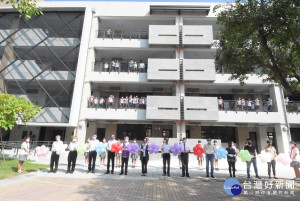 彰化社頭國中老舊校舍重建落成啟用典禮。圖／記者鄧富珍攝