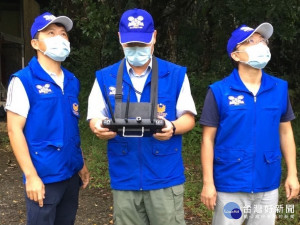 新北市警局首支成立的空中無人機隊，也動員加入協尋行列
