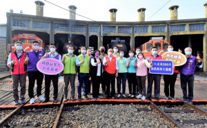 彰化市鐵路高架化定案，蘇貞昌宣布：中央負擔近300億。圖/記者鄧富珍攝