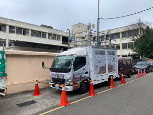 行動式空品應變車進駐廠區外24小時監控