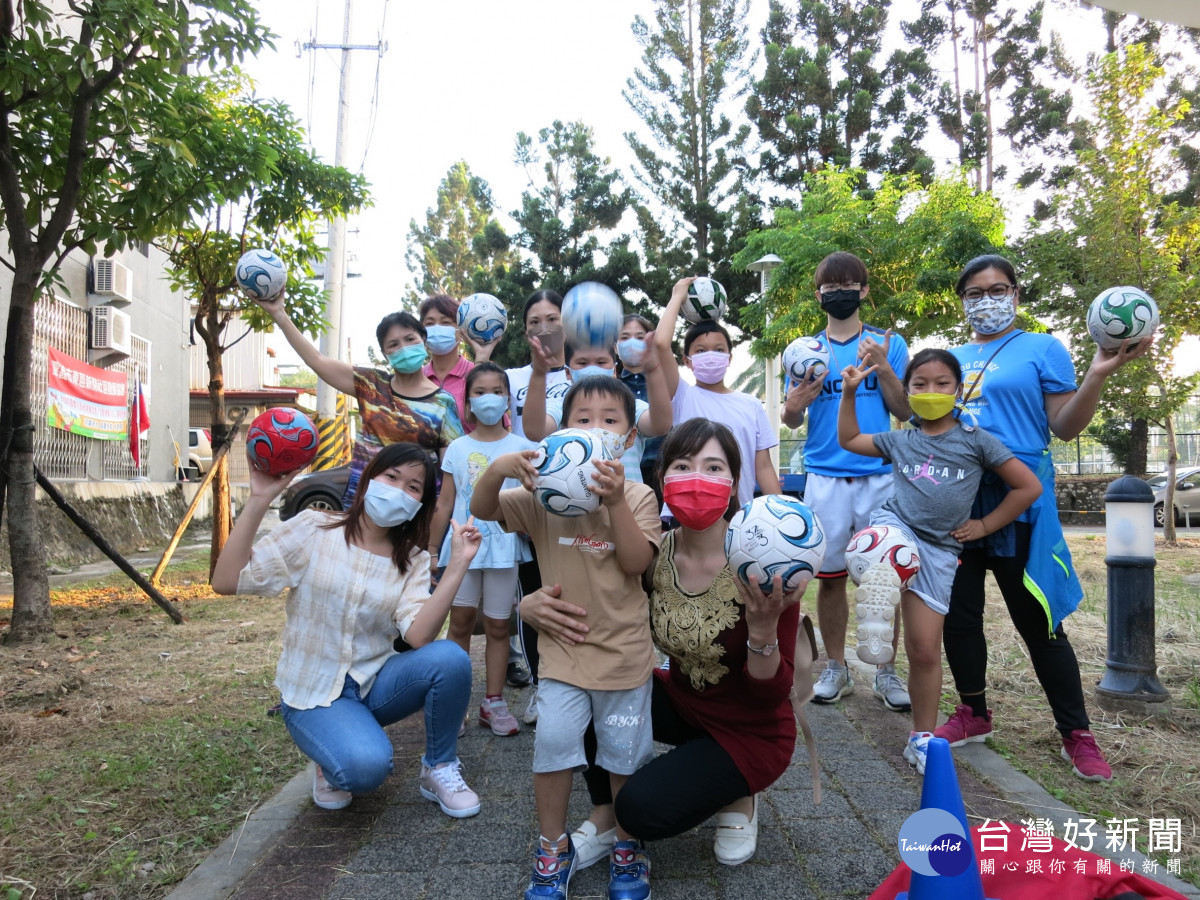 移民署嘉義市服務站邀新住民帶家人到戶外運動，守護全家人健康／陳致愷翻攝