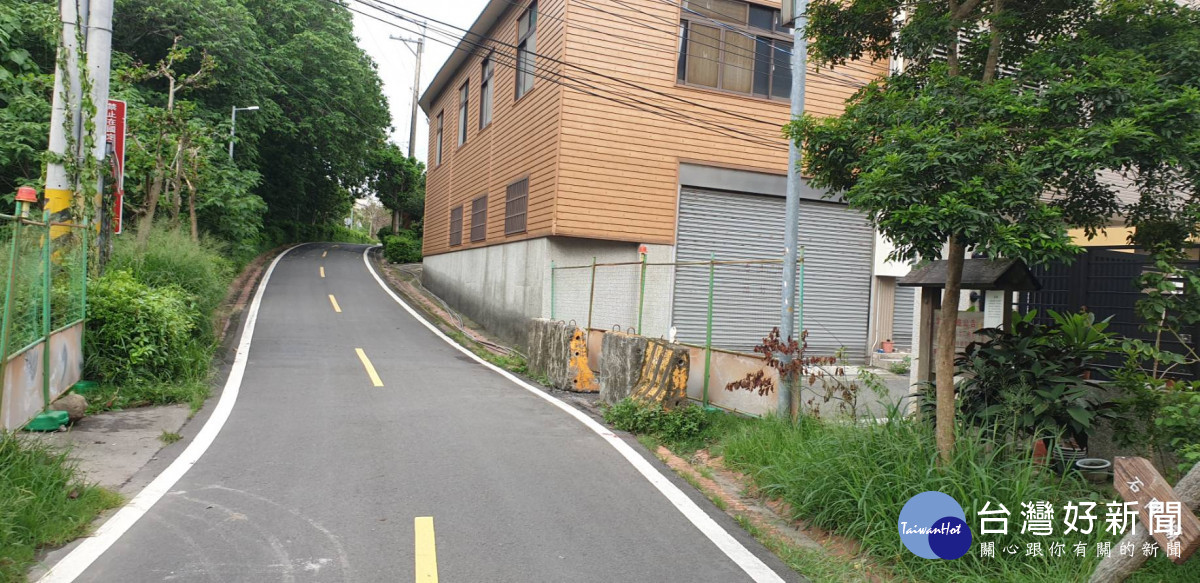 東豐綠廊1.8k~1.9k處長下坡路段(改善前)